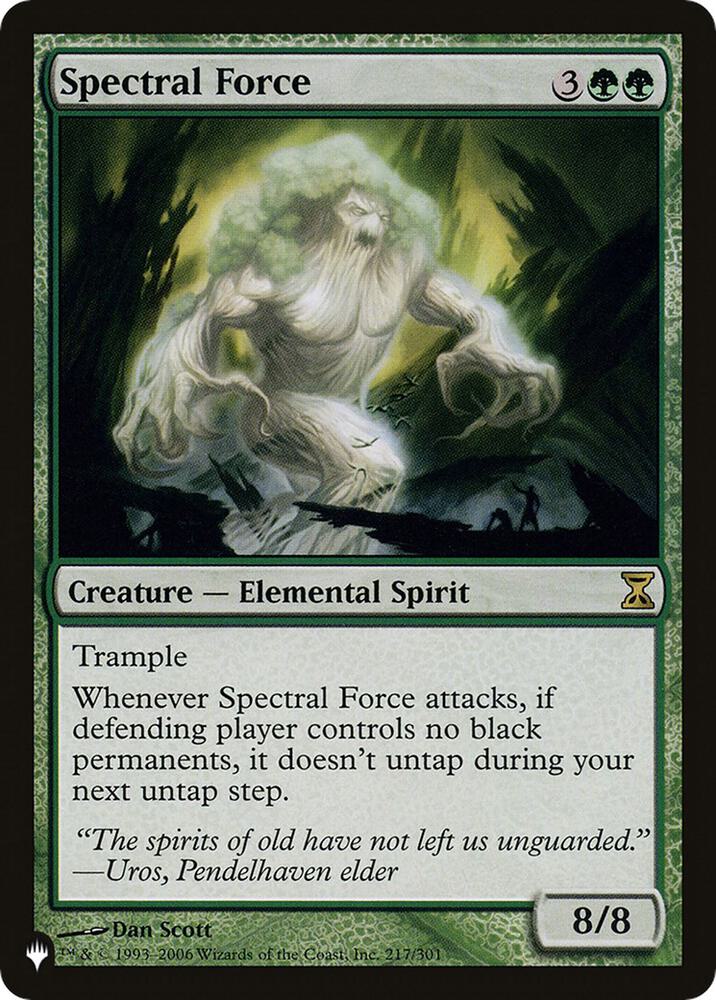 Spectral Force TSP-217/5075 (The List Reprints)  | Good Games Cannington