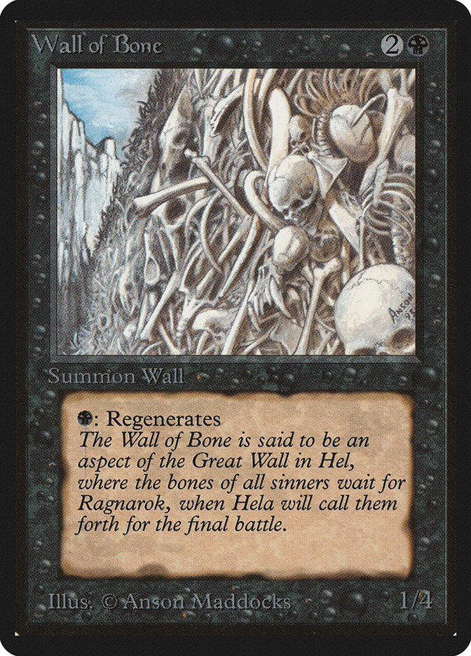 Wall of Bone [Beta Edition] | Good Games Cannington