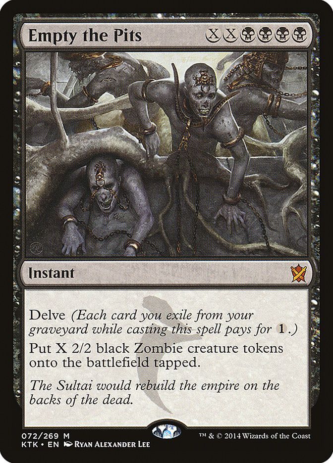 Empty the Pits 72/269 (Khans of Tarkir)  | Good Games Cannington