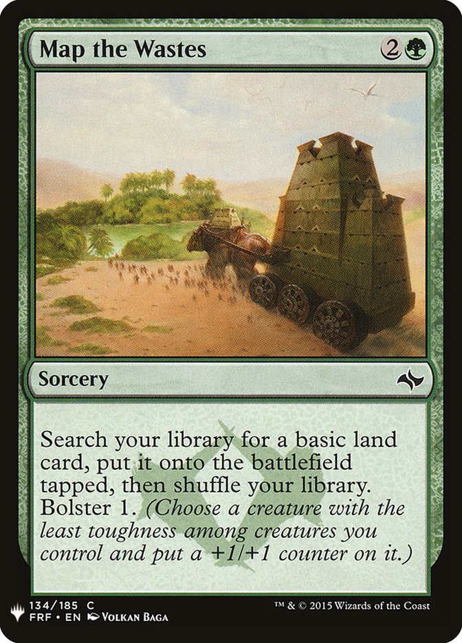 Map the Wastes [Mystery Booster] | Good Games Cannington