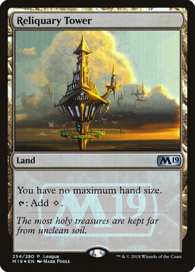 Reliquary Tower (League) [Core Set 2019 Promos] | Good Games Cannington