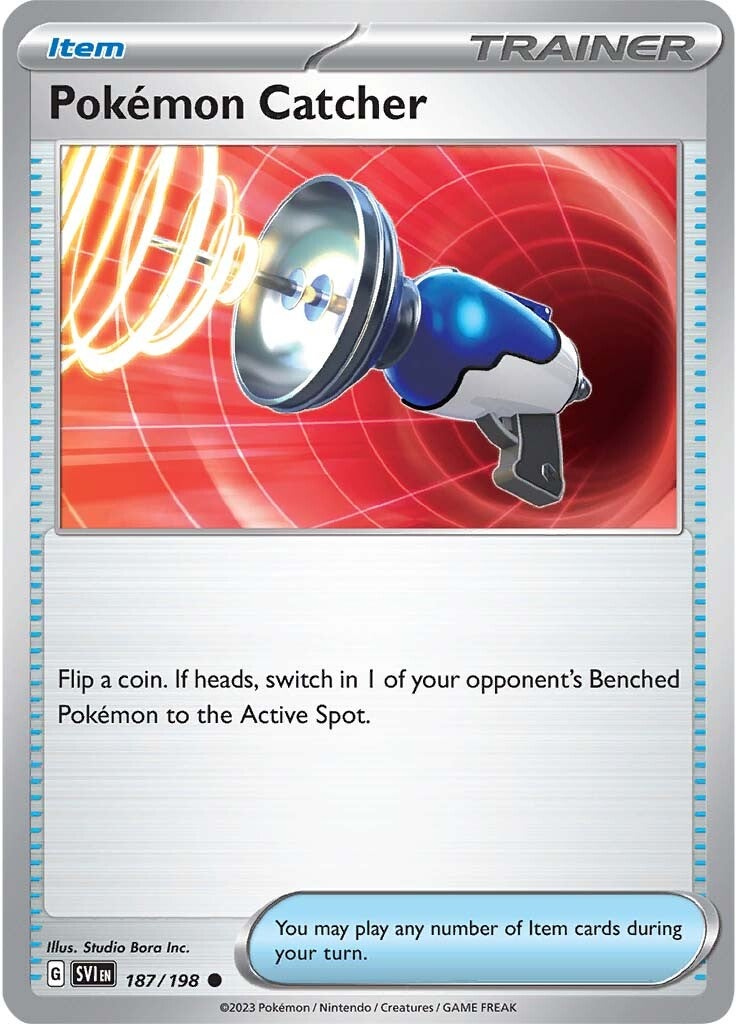 Pokemon Catcher (187/198) [Scarlet & Violet: Base Set] | Good Games Cannington