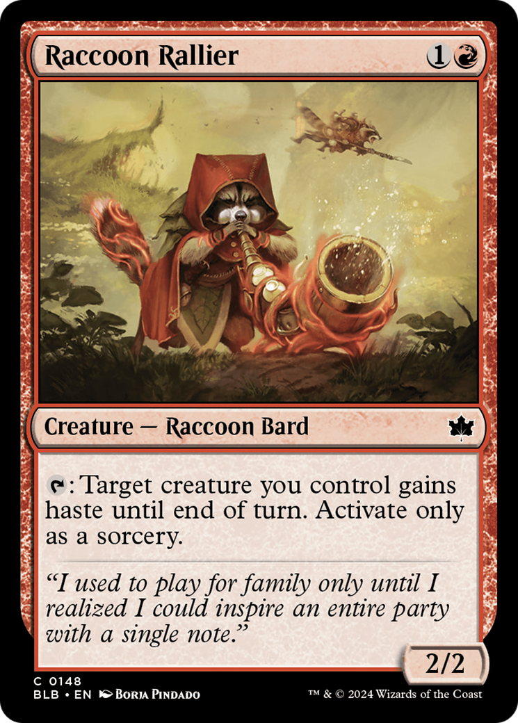 Raccoon Rallier [Bloomburrow] | Good Games Cannington
