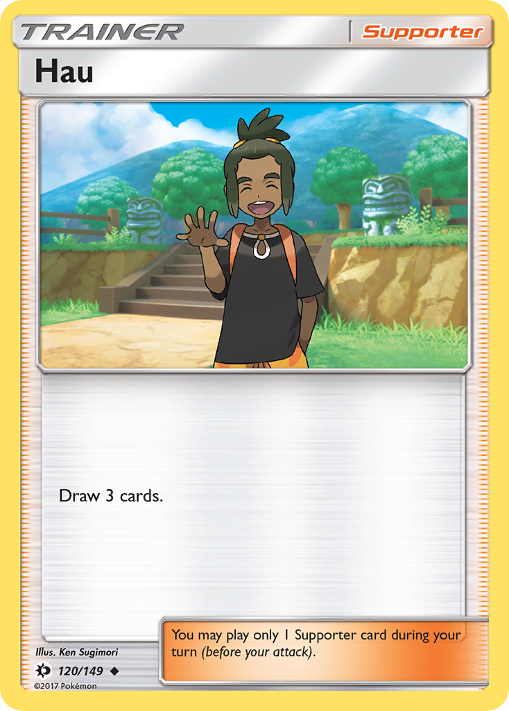 Hau (120/149) [Sun & Moon: Base Set] | Good Games Cannington