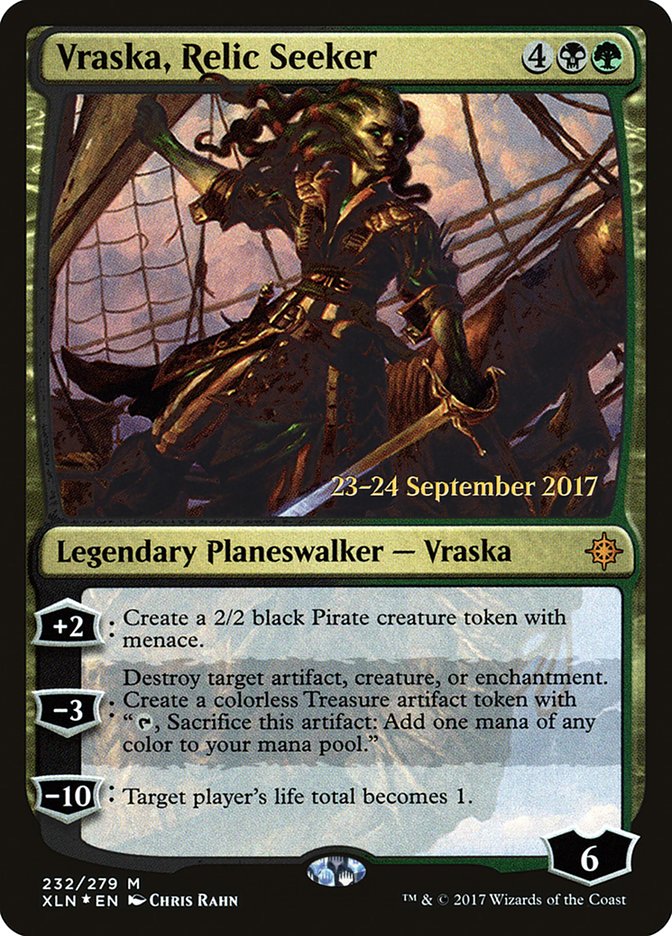 Vraska, Relic Seeker [Ixalan Prerelease Promos] | Good Games Cannington