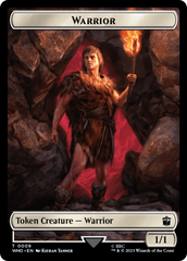 Warrior // Mark of the Rani Double-Sided Token [Doctor Who Tokens] | Good Games Cannington