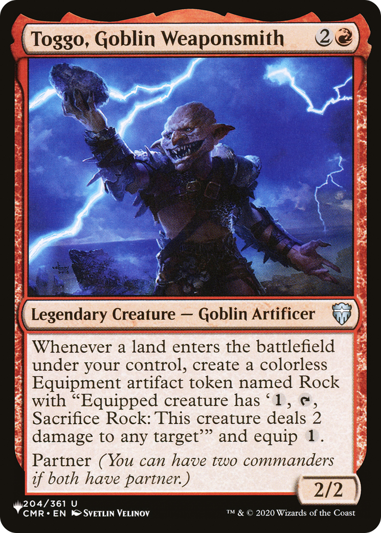 Toggo, Goblin Weaponsmith [The List] | Good Games Cannington