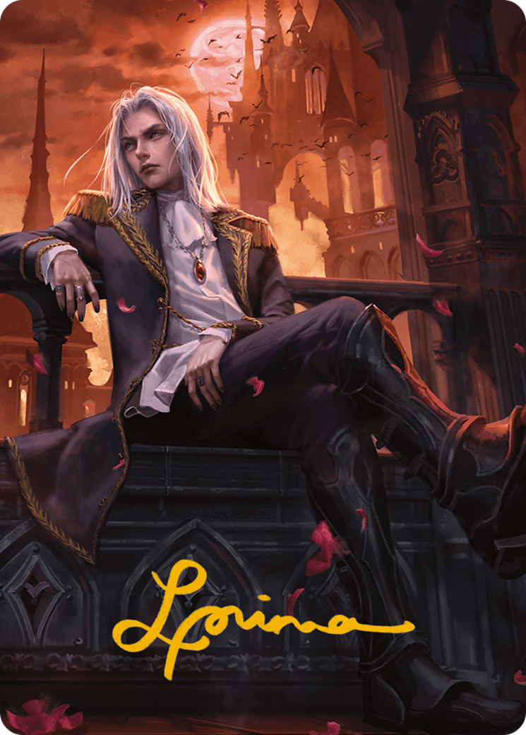 Sorin of House Markov Art Card (Gold-Stamped Signature) [Modern Horizons 3 Art Series] | Good Games Cannington
