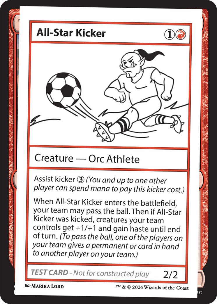 All-Star Kicker [Mystery Booster 2 Playtest Cards] | Good Games Cannington