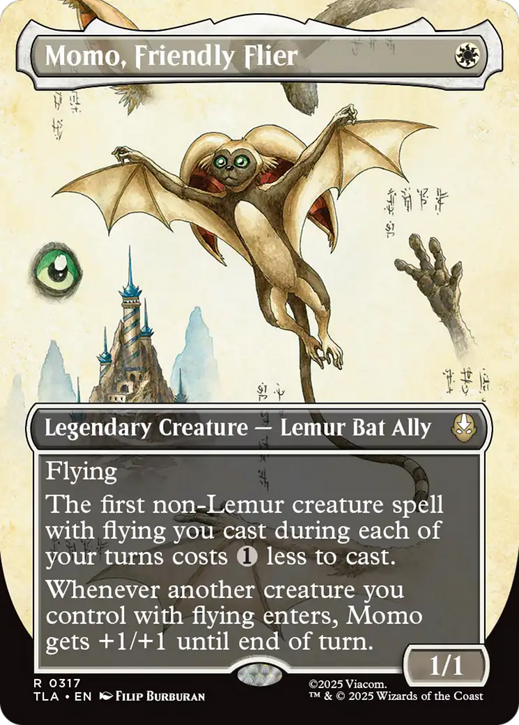 Momo, Friendly Flier (Borderless) [Avatar: The Last Airbender] | Good Games Cannington