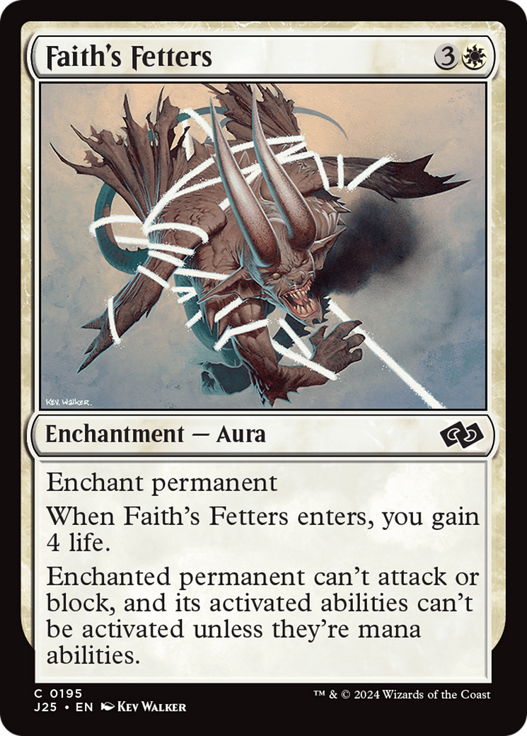 Faith's Fetters [Foundations Jumpstart] | Good Games Cannington