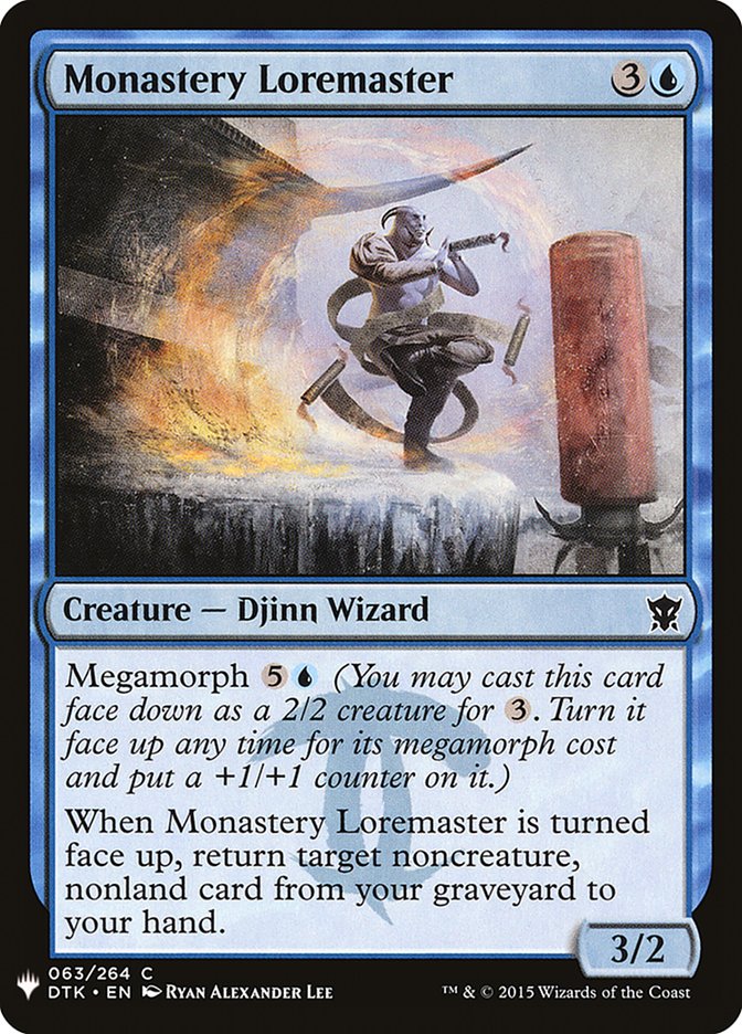Monastery Loremaster [Mystery Booster] | Good Games Cannington