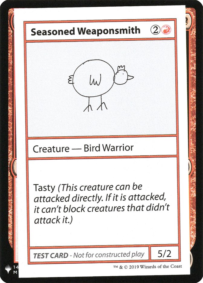 Seasoned Weaponsmith [Mystery Booster Playtest Cards] | Good Games Cannington