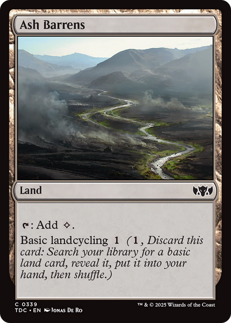 Ash Barrens [Tarkir: Dragonstorm Commander] | Good Games Cannington