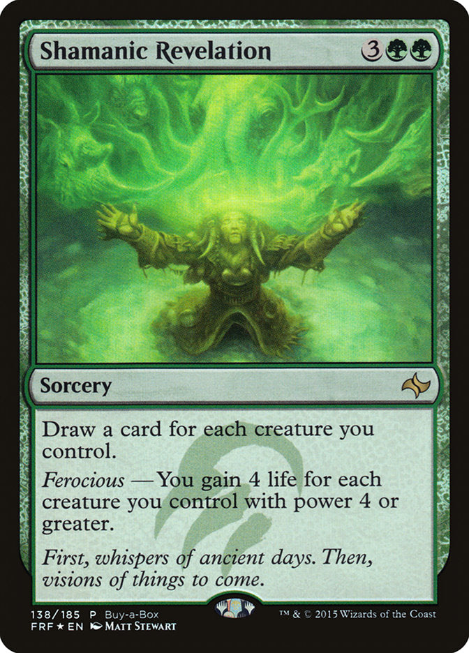 Shamanic Revelation (Buy-A-Box) [Fate Reforged Promos] | Good Games Cannington