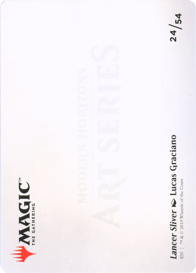 Lancer Sliver // Lancer Sliver [Modern Horizons Art Series] | Good Games Cannington
