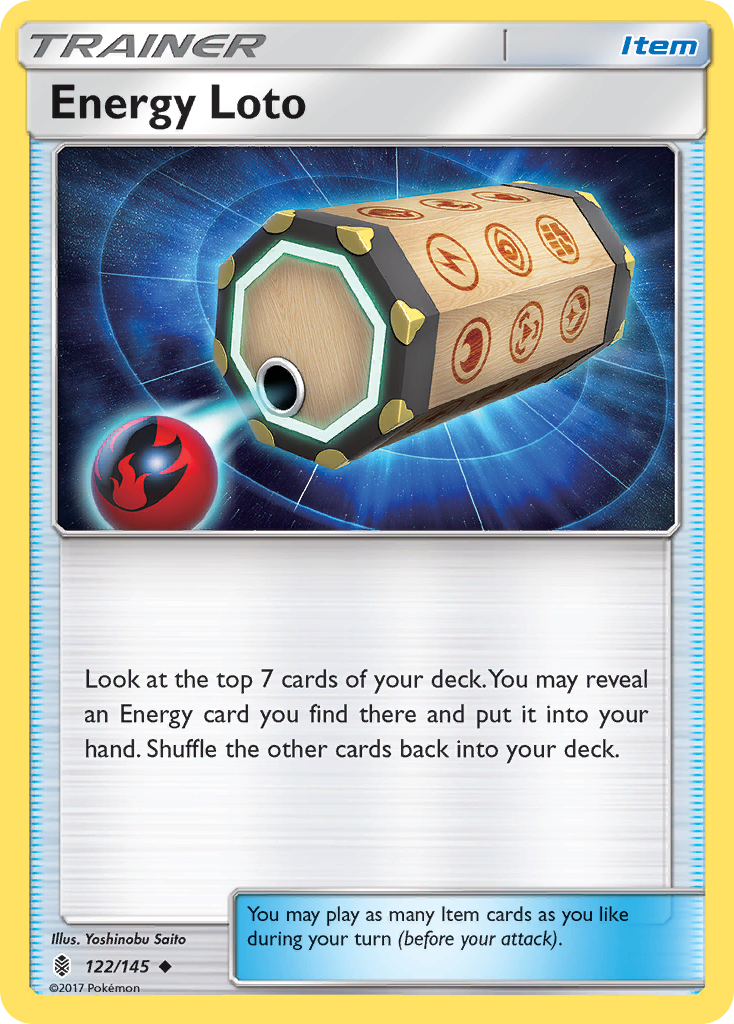 Energy Loto (122/145) [Sun & Moon: Guardians Rising] | Good Games Cannington