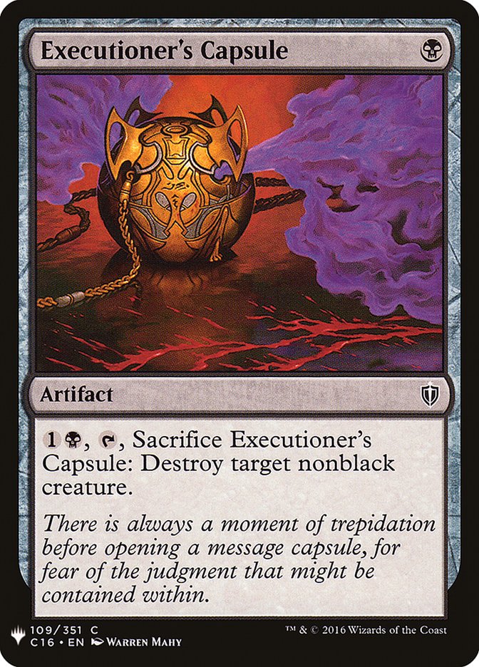 Executioner's Capsule [Mystery Booster] | Good Games Cannington