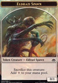 Eldrazi Spawn (002) // Eldrazi Double-Sided Token [Planechase Anthology Tokens] | Good Games Cannington