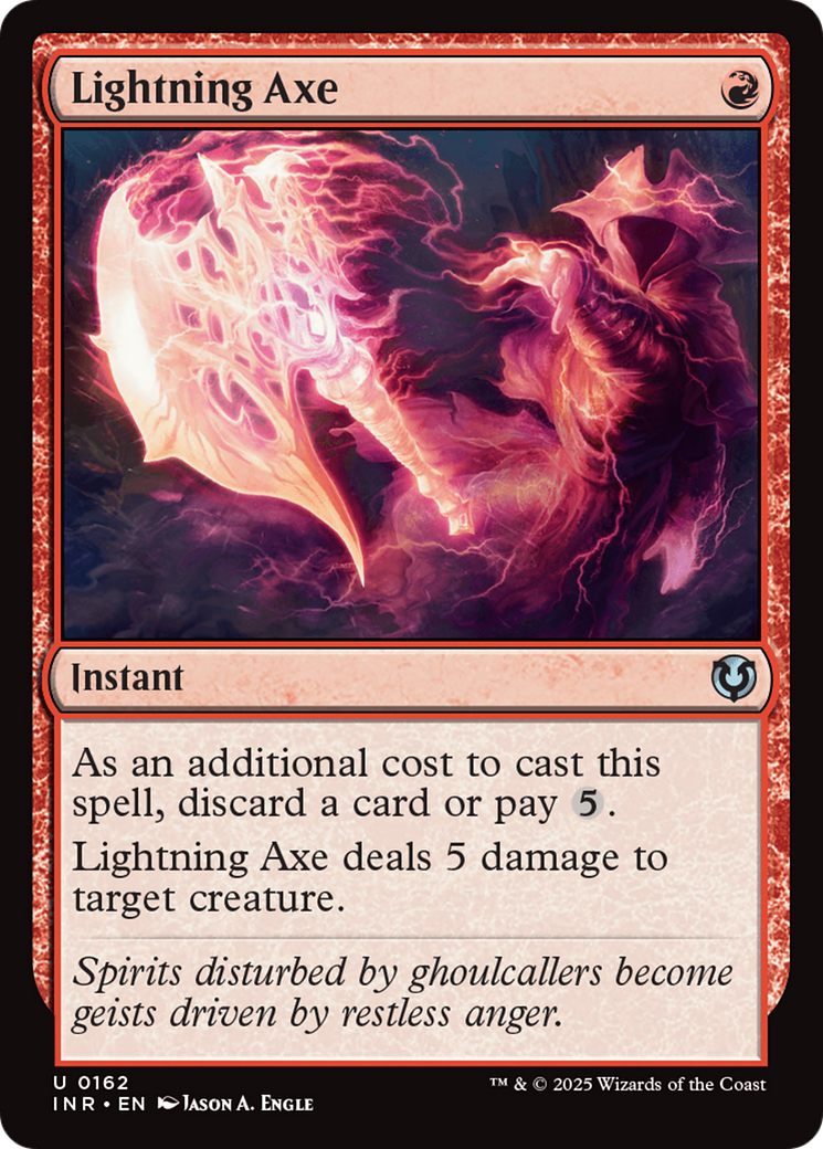 Lightning Axe [Innistrad Remastered] | Good Games Cannington