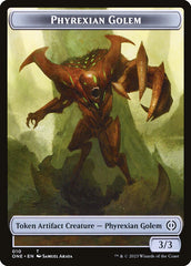 Phyrexian Goblin // Phyrexian Golem Double-Sided Token [Phyrexia: All Will Be One Tokens] | Good Games Cannington