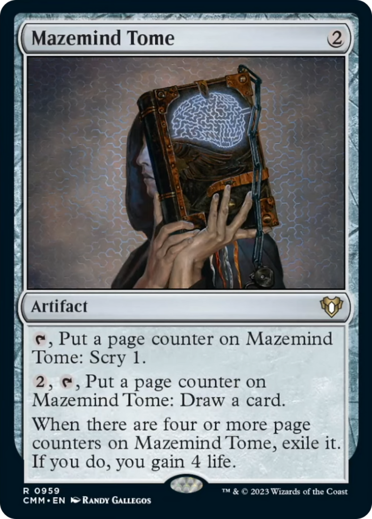 Mazemind Tome [Commander Masters] | Good Games Cannington