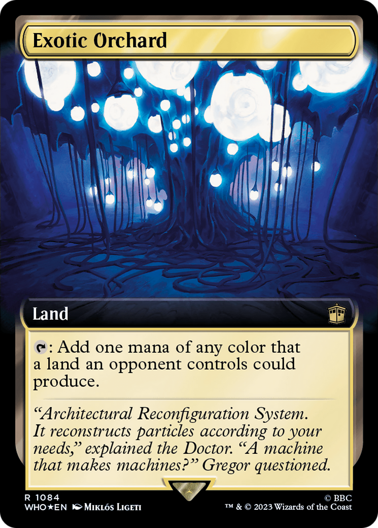 Exotic Orchard (Extended Art) (Surge Foil) [Doctor Who] | Good Games Cannington