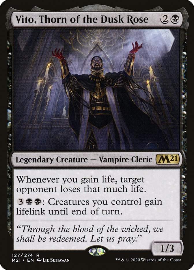 Vito Thorn of the Dusk Rose 127 (Core Set 2021)  | Good Games Cannington