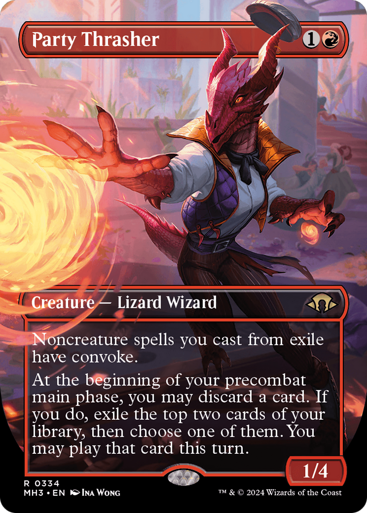 Party Thrasher (Borderless) [Modern Horizons 3] | Good Games Cannington