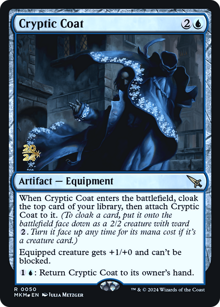 Cryptic Coat [Murders at Karlov Manor Prerelease Promos] | Good Games Cannington