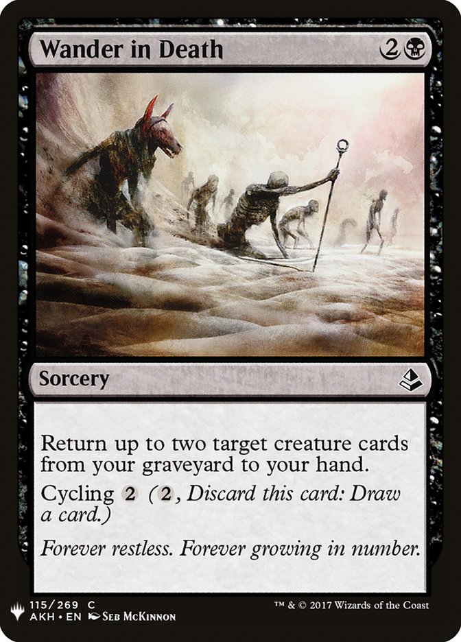 Wander in Death [Mystery Booster] | Good Games Cannington