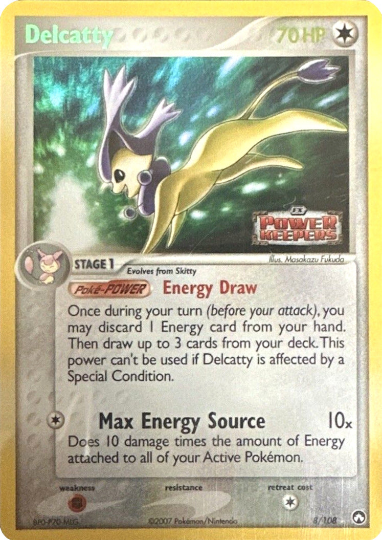 Delcatty (8/108) (Stamped) [EX: Power Keepers] | Good Games Cannington