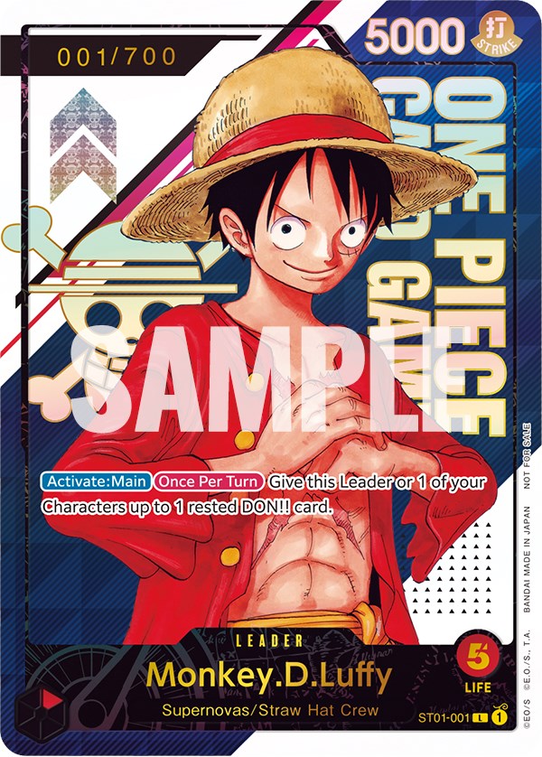 Monkey.D.Luffy (Serial Number) [One Piece Promotion Cards] | Good Games Cannington