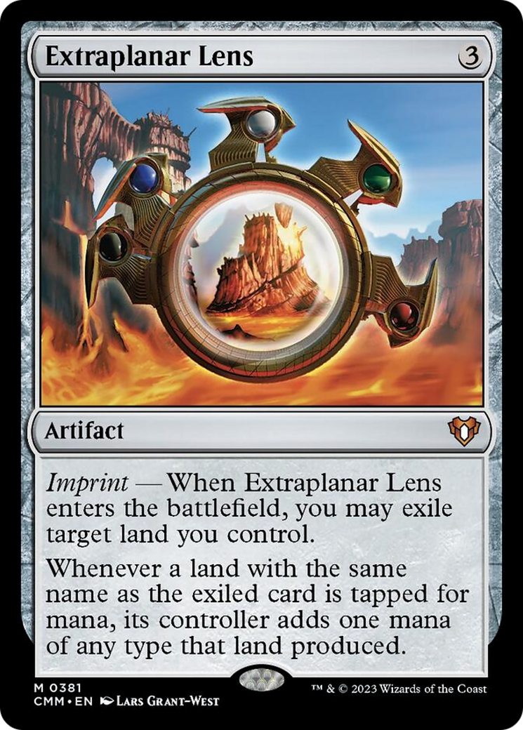 Extraplanar Lens [Commander Masters] | Good Games Cannington