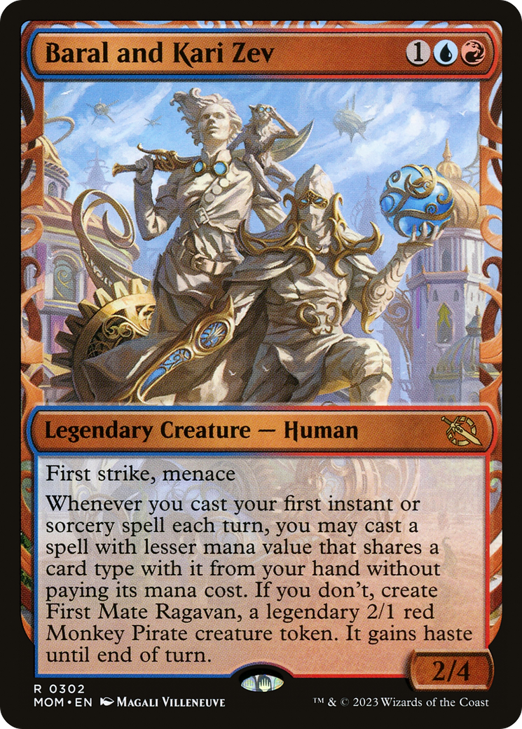Baral and Kari Zev (Showcase Planar Booster Fun) [March of the Machine] | Good Games Cannington