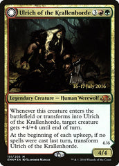Ulrich of the Krallenhorde // Ulrich, Uncontested Alpha [Eldritch Moon Prerelease Promos] | Good Games Cannington