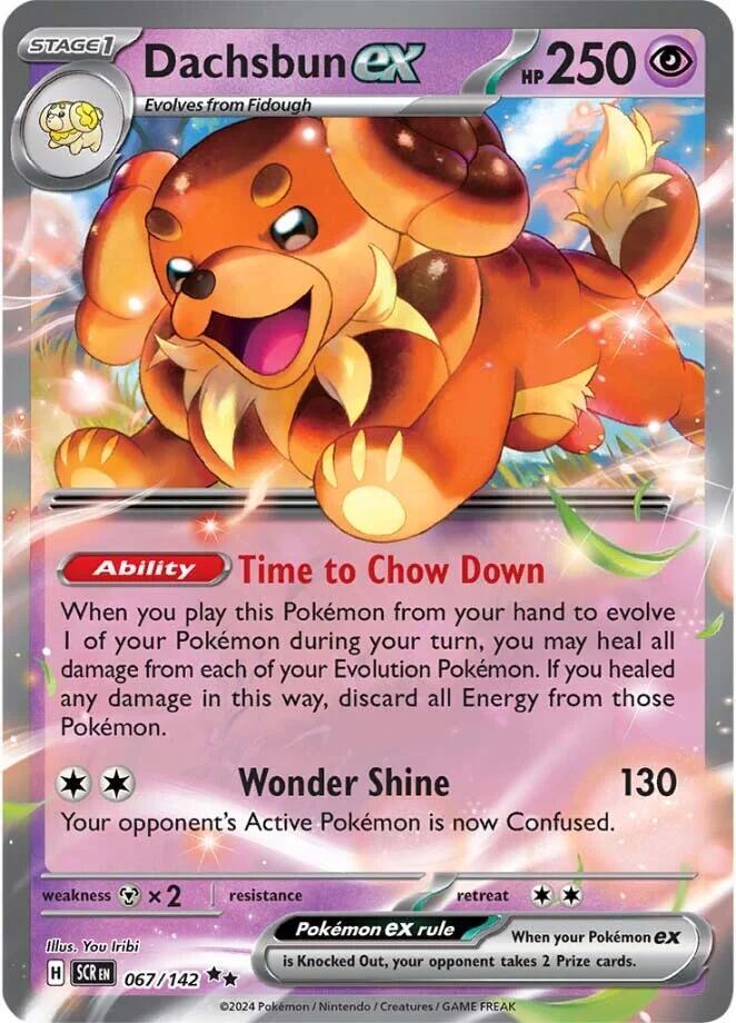 Dachsbun ex 067 142 (SV07: Stellar Crown)  - Holofoil | Good Games Cannington
