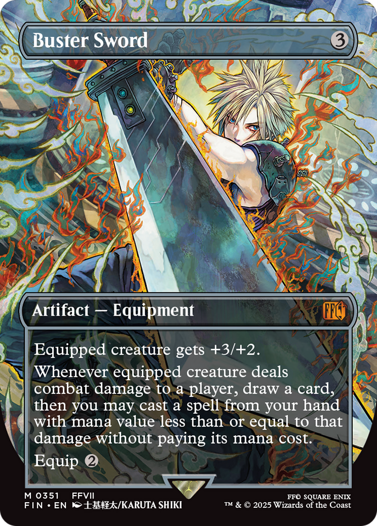 Buster Sword (Borderless) [FINAL FANTASY] | Good Games Cannington