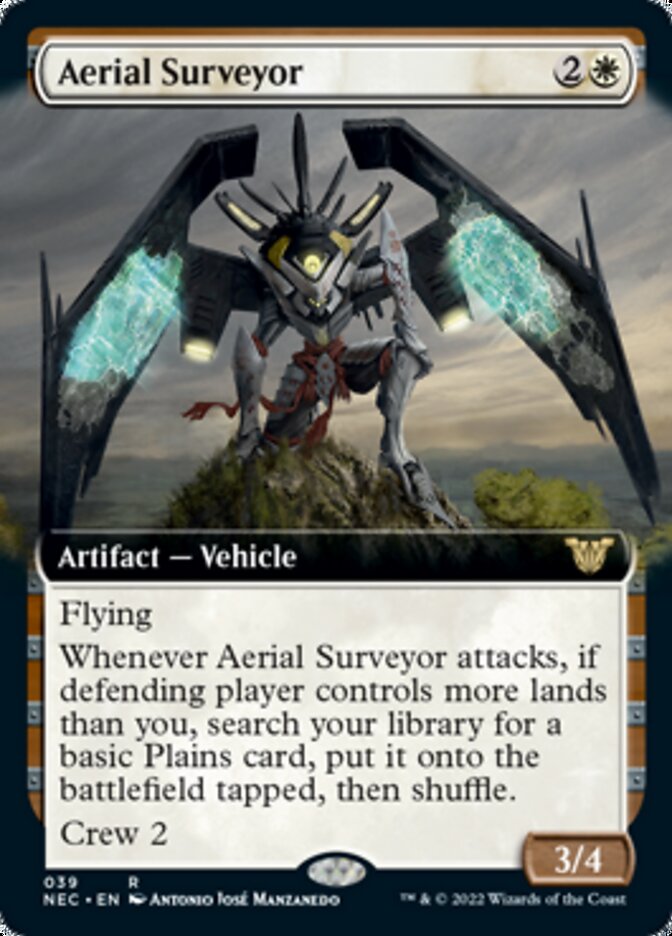 Aerial Surveyor (Extended Art) [Kamigawa: Neon Dynasty Commander] | Good Games Cannington