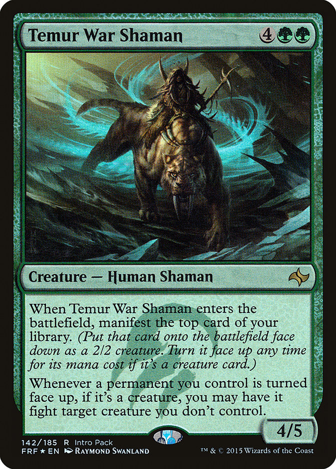 Temur War Shaman (Intro Pack) [Fate Reforged Promos] | Good Games Cannington