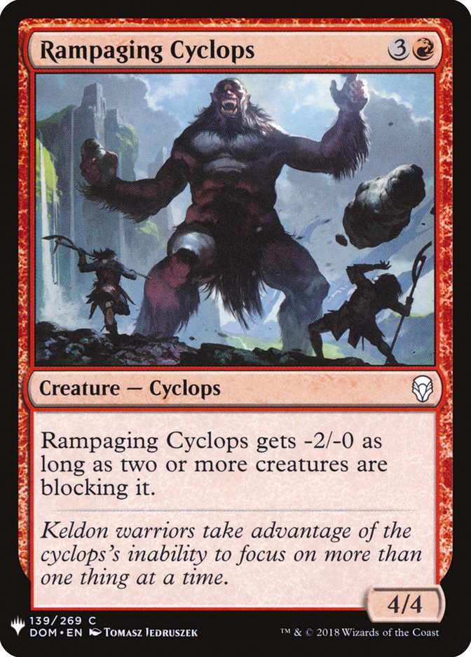 Rampaging Cyclops [Mystery Booster] | Good Games Cannington