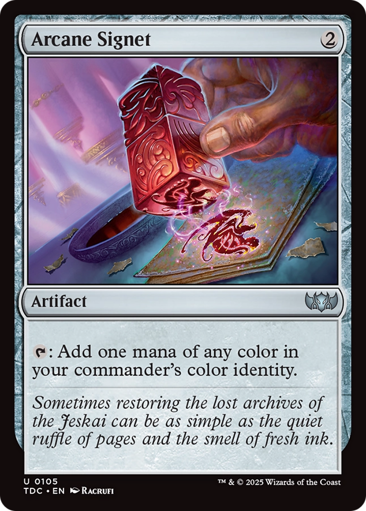 Arcane Signet [Tarkir: Dragonstorm Commander] | Good Games Cannington