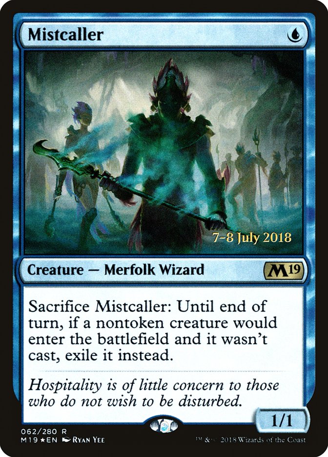 Mistcaller [Core Set 2019 Prerelease Promos] | Good Games Cannington