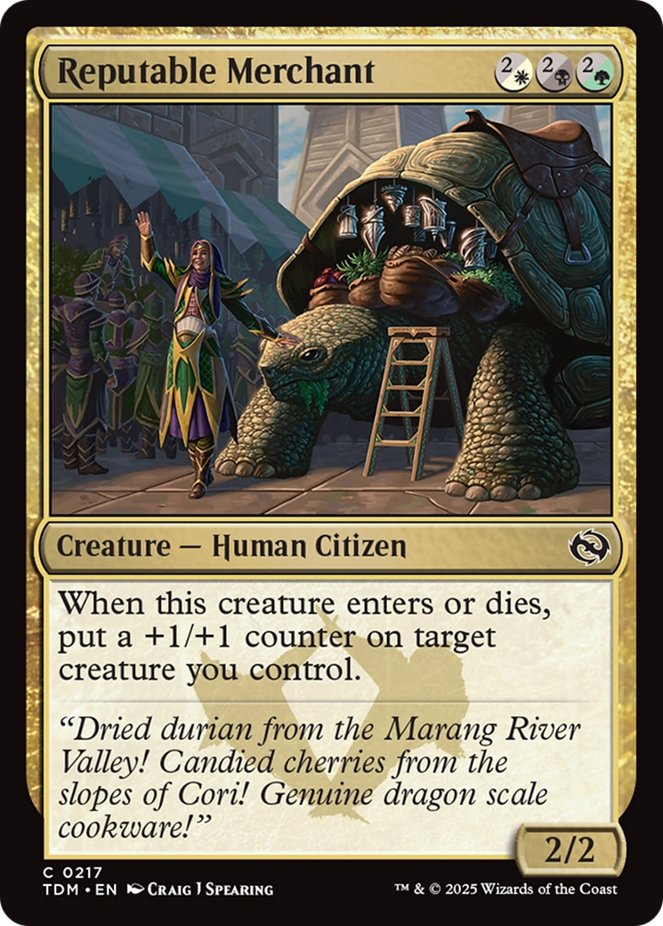 Reputable Merchant [Tarkir: Dragonstorm] | Good Games Cannington