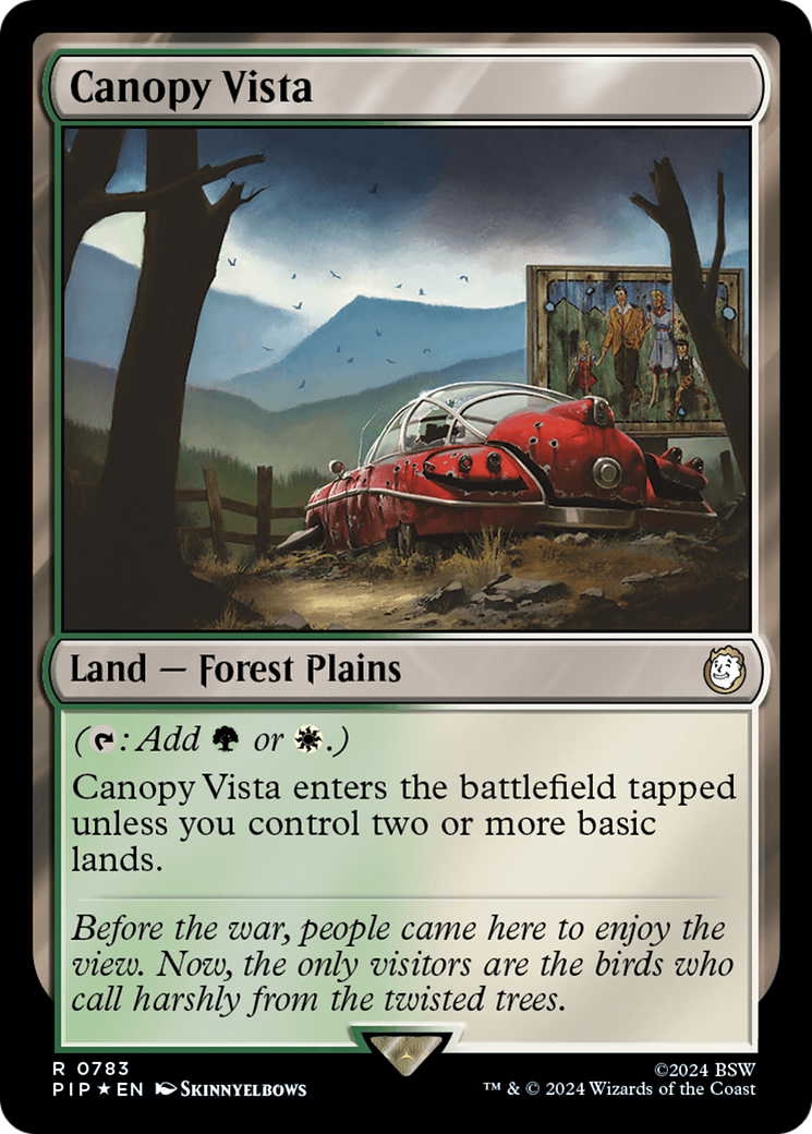 Canopy Vista (Surge Foil) [Fallout] | Good Games Cannington