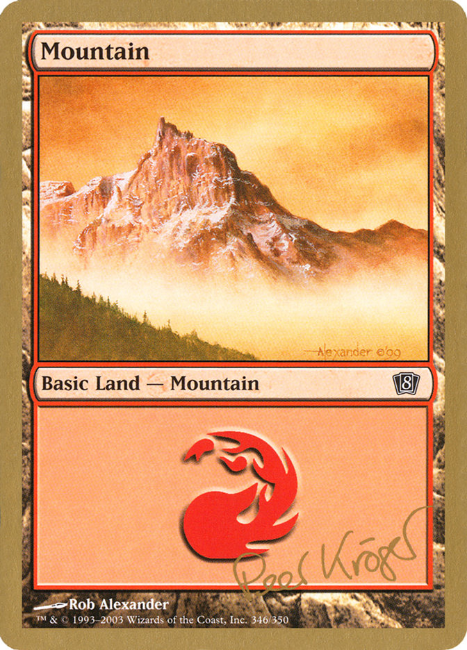 Mountain (pk346) (Peer Kroger) [World Championship Decks 2003] | Good Games Cannington