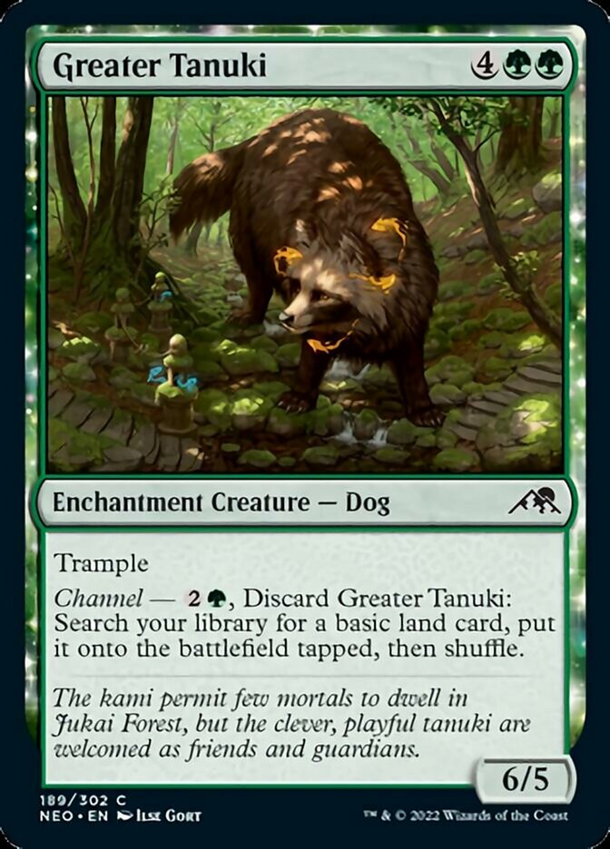 Greater Tanuki [Kamigawa: Neon Dynasty] | Good Games Cannington