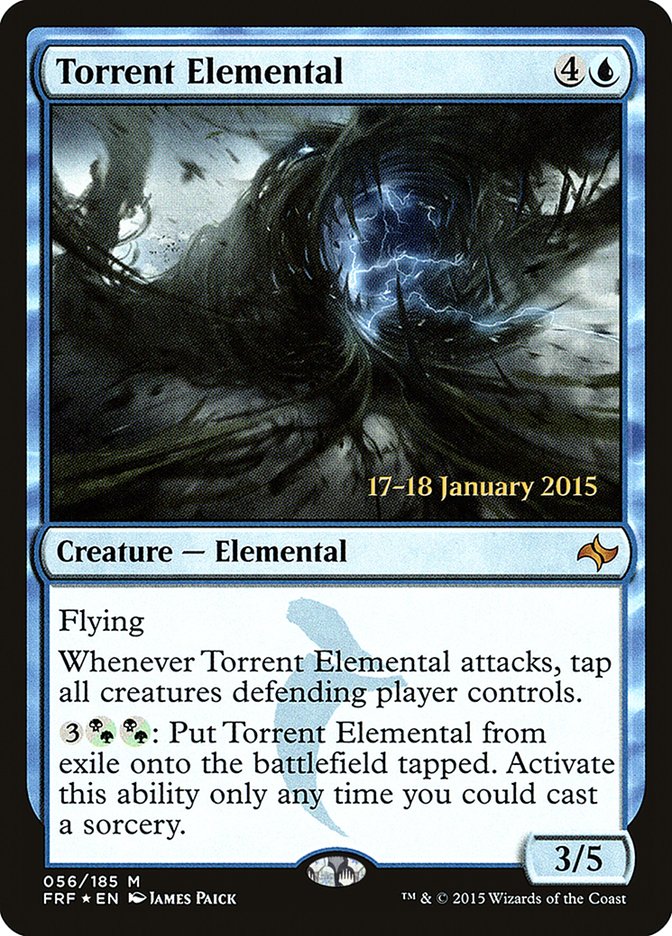 Torrent Elemental [Fate Reforged Prerelease Promos] | Good Games Cannington