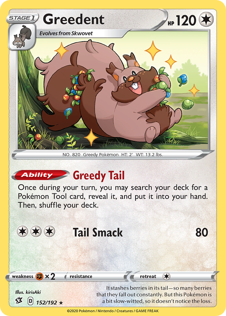 Greedent (152/192) [Sword & Shield: Rebel Clash] | Good Games Cannington