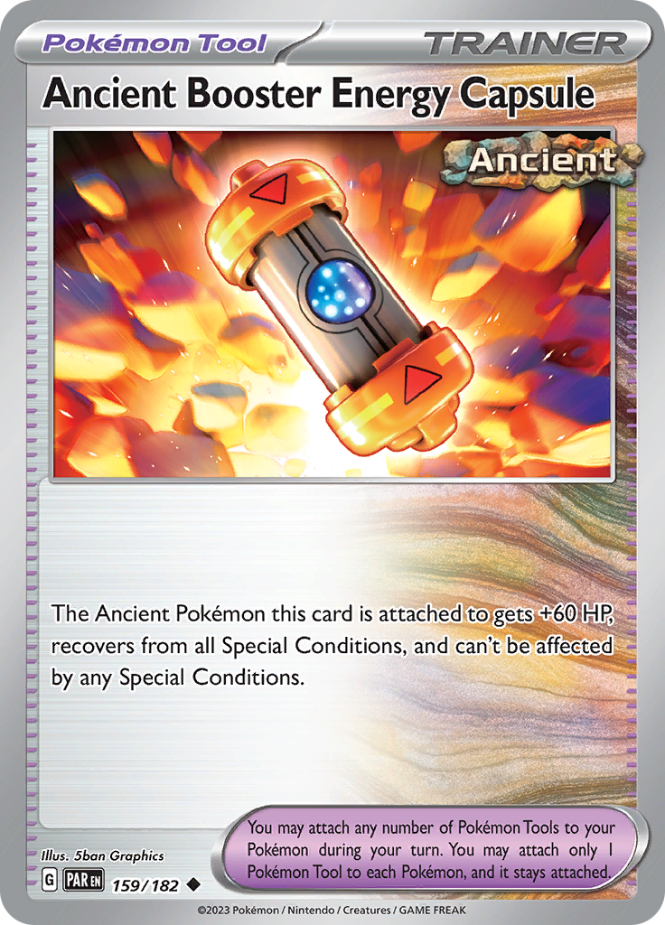 Ancient Booster Energy Capsule (159/182) [Scarlet & Violet: Paradox Rift] | Good Games Cannington